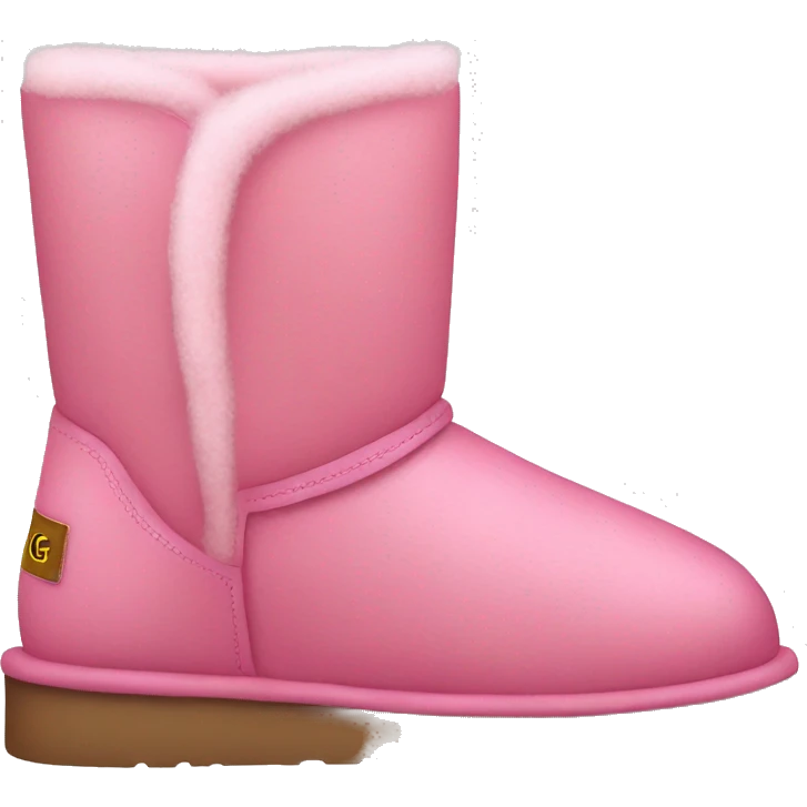 Pink ugg  emoji