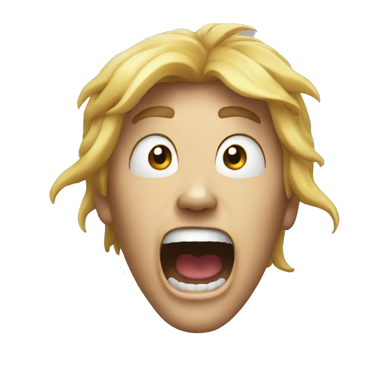 screaming emoji