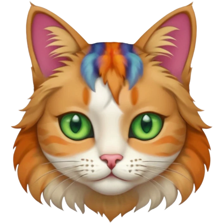 Cat wearing earrings  emoji