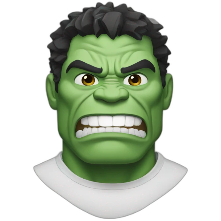 White hulk emoji