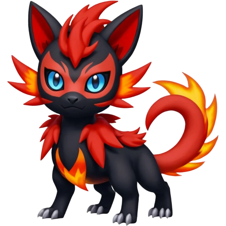 Meloetta-Litten-Guilmon-Darkrai-Pokémon-Fakémon-fusion-hybrid-creature emoji