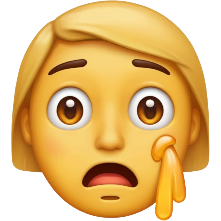 Anxious sweating emoji emoji