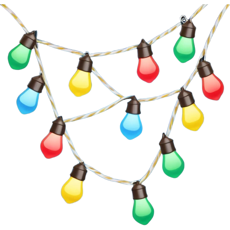 Luces navideñas  emoji