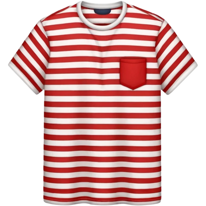 striped shirt, just the shirt emoji