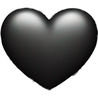 Heart black emoji