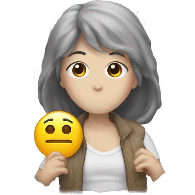 Ccm듣고 기도하는 사람 emoji