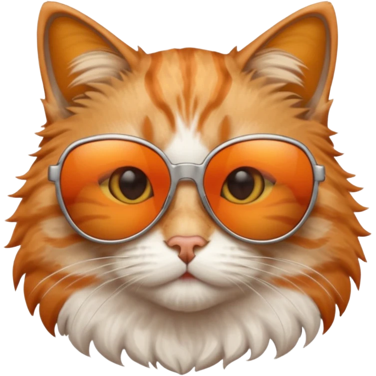 Cat wearing sunglasses emoji