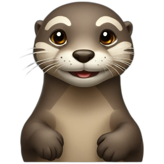 loutre sur tortu emoji