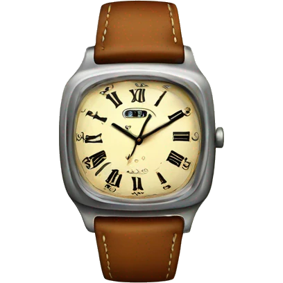Vintage watch emoji