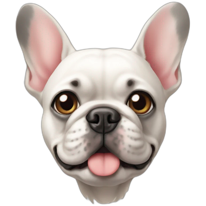 French bulldog emoji