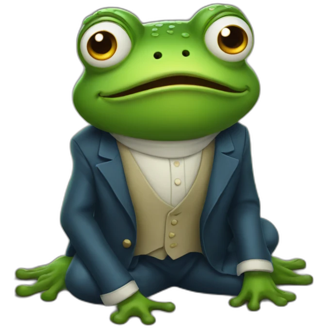 mr frog feeling emoji