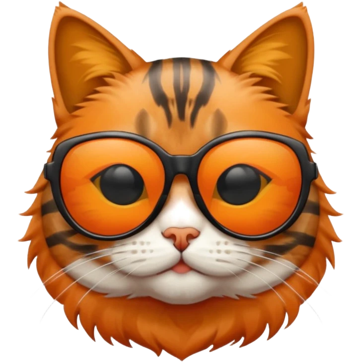 Cat wearing sunglasses emoji