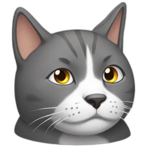 Depressed cat emoji