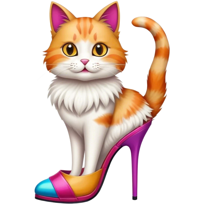 cat in heels emoji