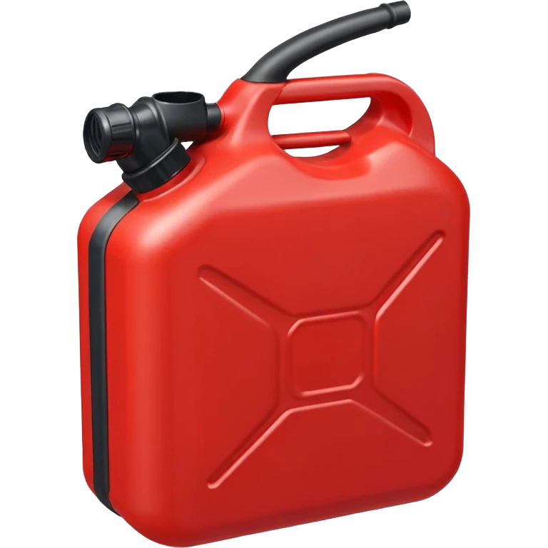 red gas can ios emoji with handle and cap emoji