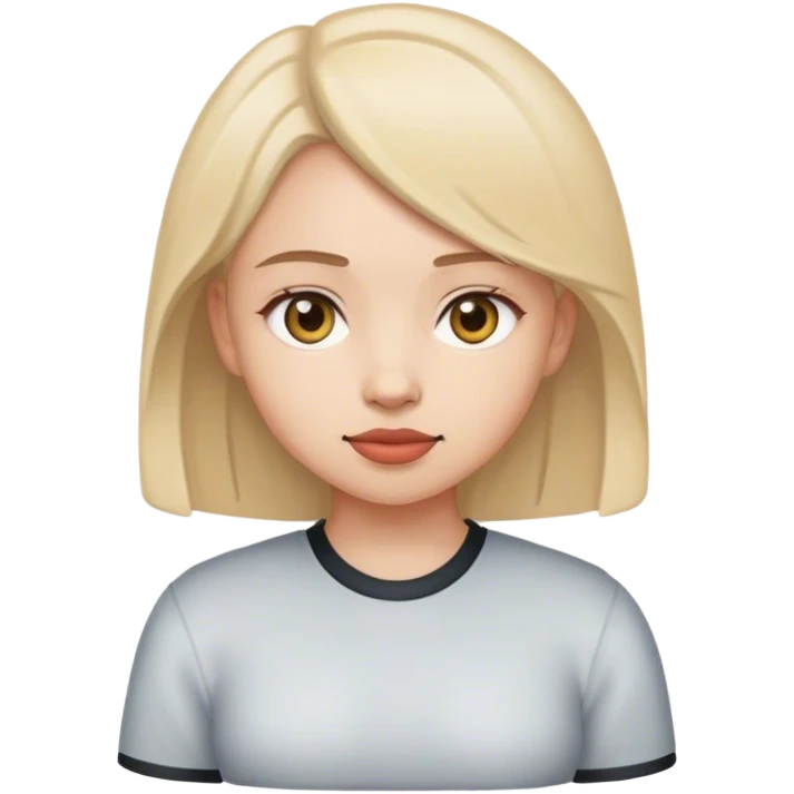 A girl with a Stanley  emoji