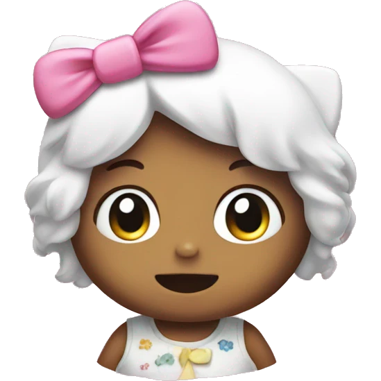 Hello kitty cute emoji