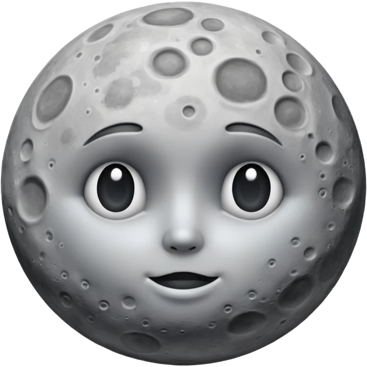 moon with out face expraction emoji