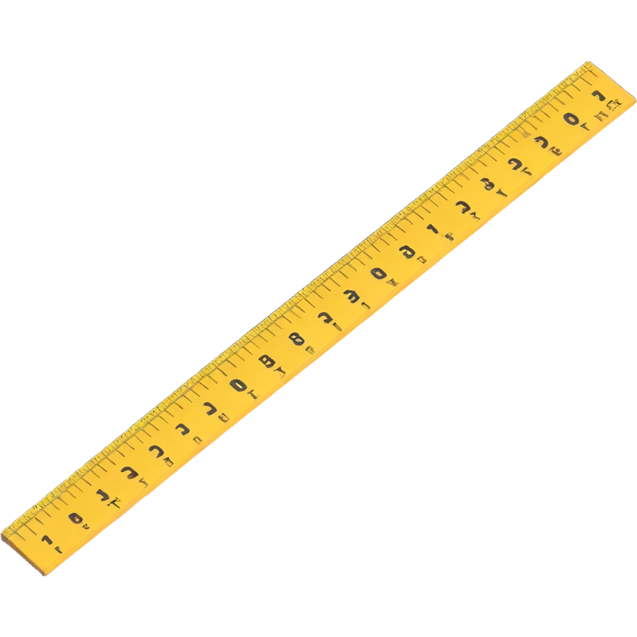 centimetre ruler floating emoji