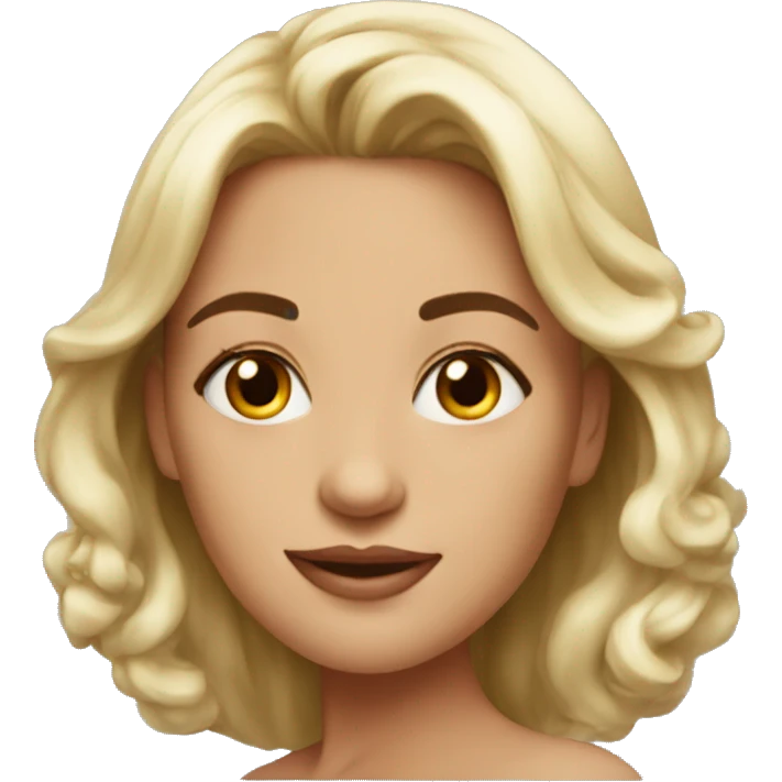 The most beautiful woman on earth emoji