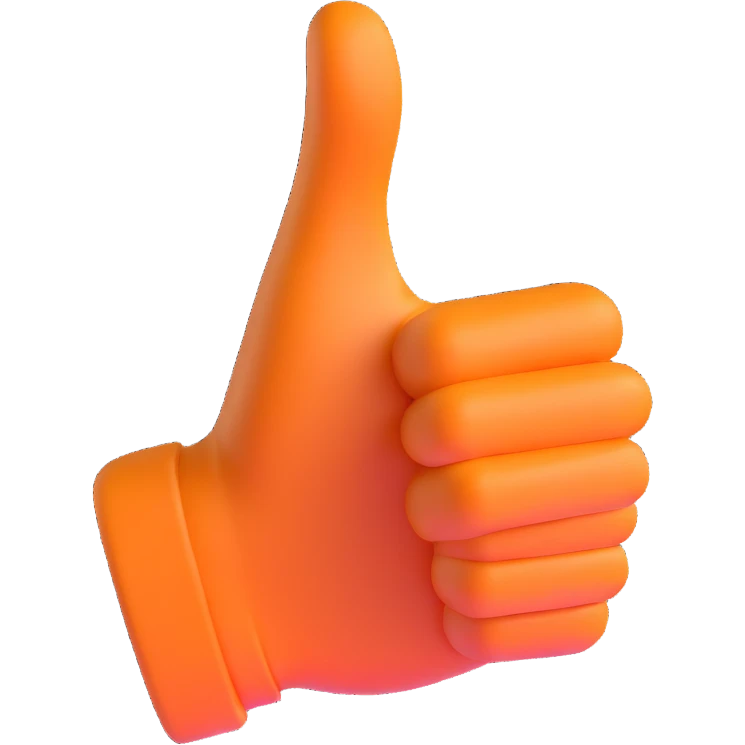 thumbs up symbol emoji