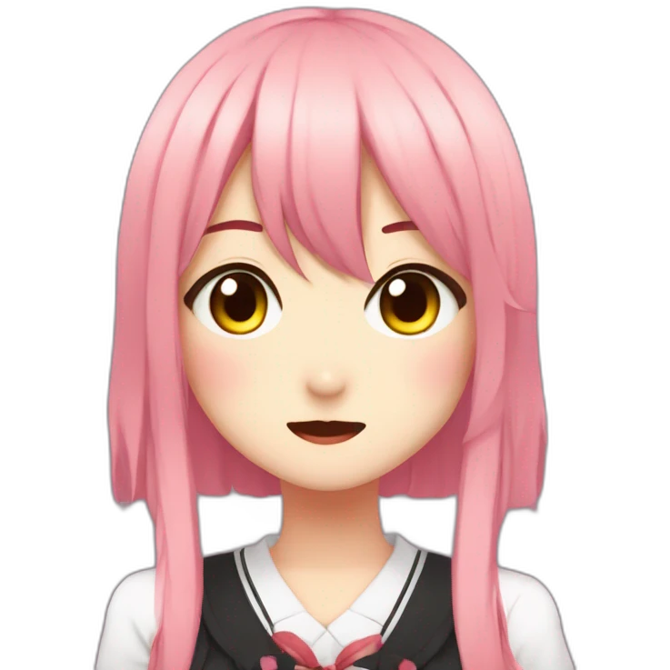 yandere-chan emoji