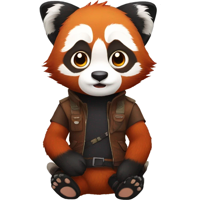 Red panda anime emoji