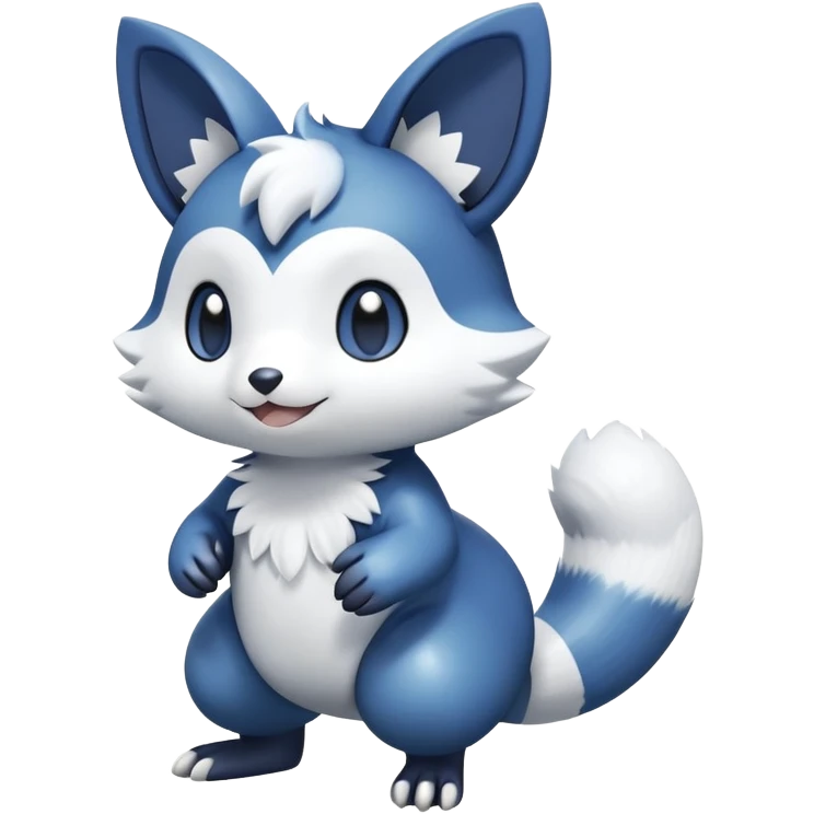 Shiny Furret-Meowstic-Oshawott-Hybrid (Full body) emoji