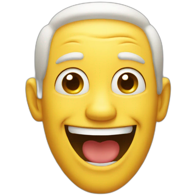 Laugh man emoji