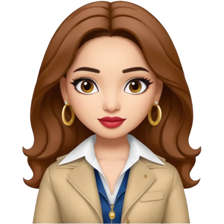 pretty bratz genmoji that looks like tamannah bhatia (bollywood actress) emoji