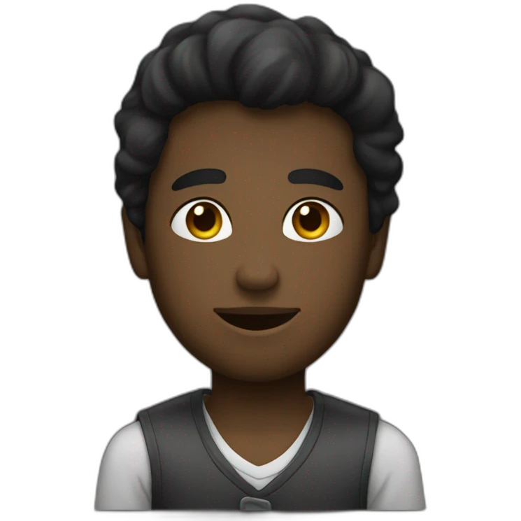 garçon noir emoji