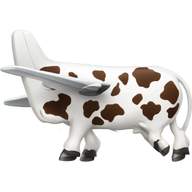 airplane cow emoji