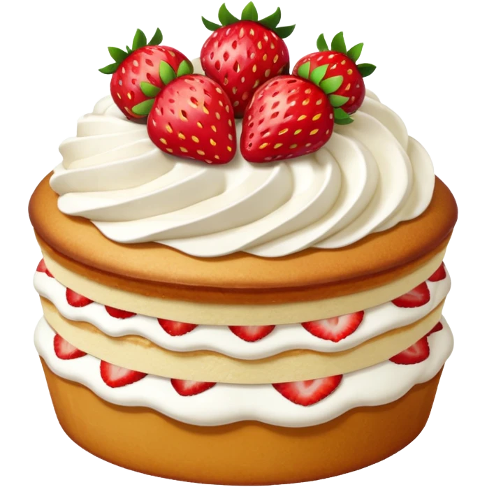 Strawberry chiscake emoji