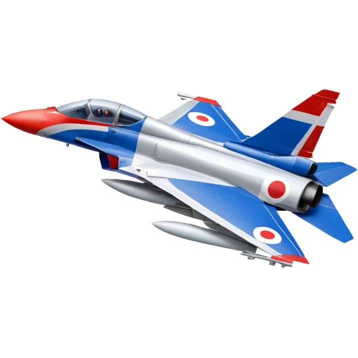 mirage fighter jet with a giant french flag on the background emoji