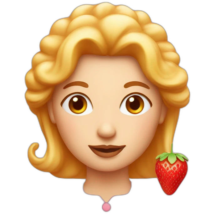 Strawberry Madeleine emoji