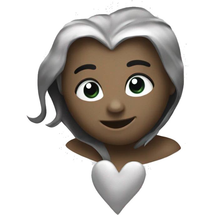 Give heart black emoji