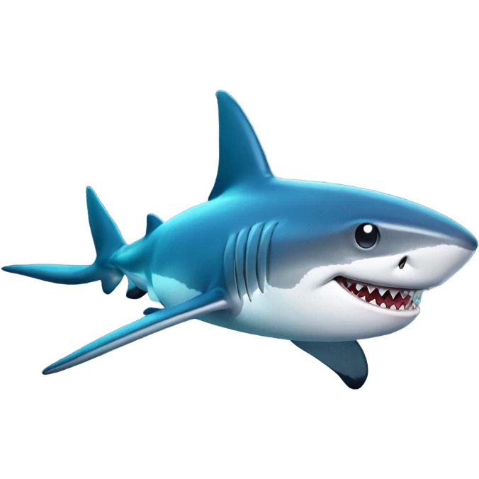 Sharks with laser beams emoji