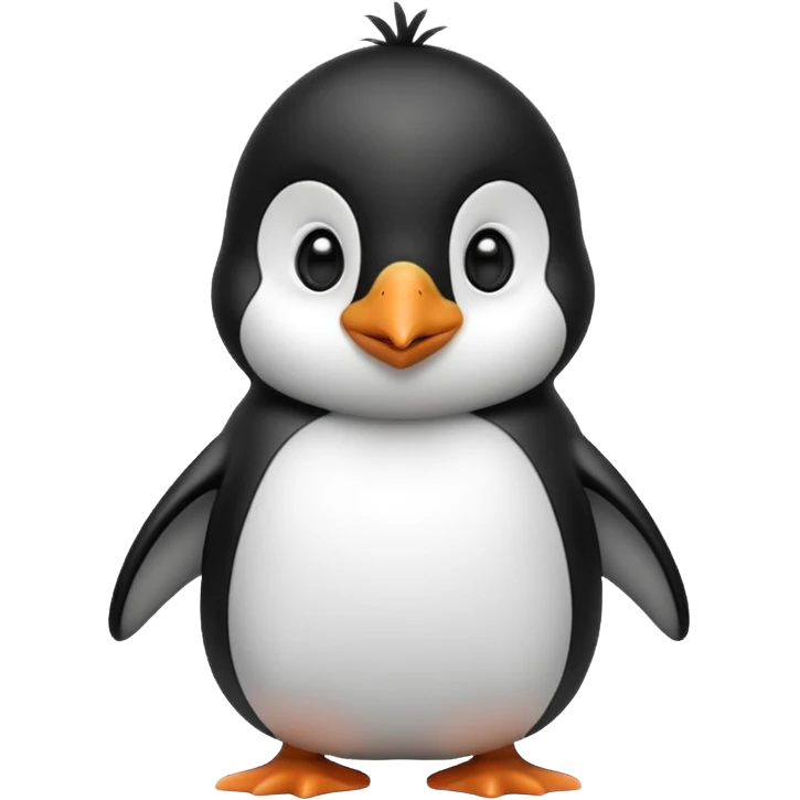 surprised penguin emoji