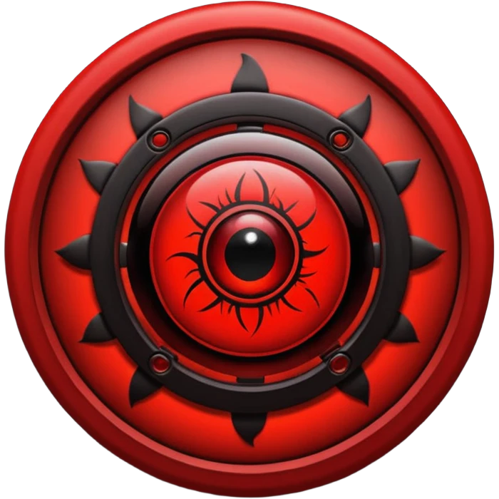 The sharingan from naruto emoji