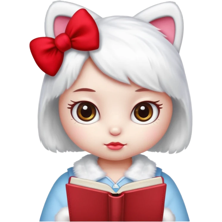 هيلو كيتي تدرس emoji