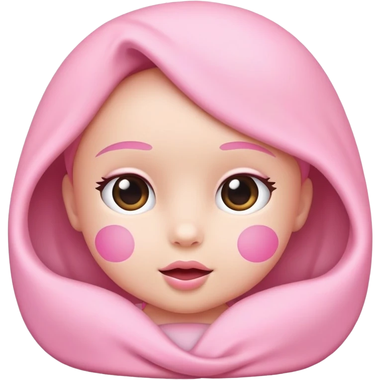 babypink wall poster emoji