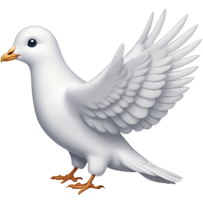 paloma blanca de la paz  emoji