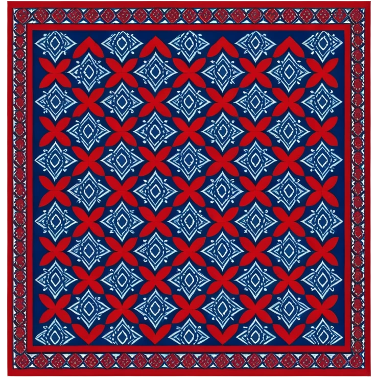 sindhi traditional ajrak cloth  emoji