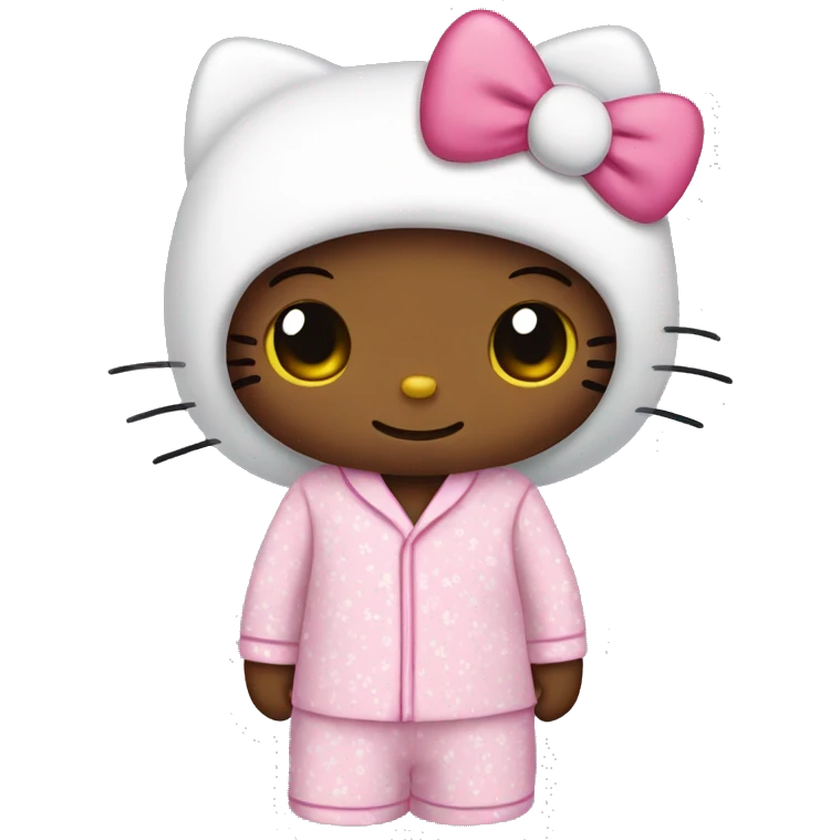 Hello Kitty en pyjama hello kitty  emoji