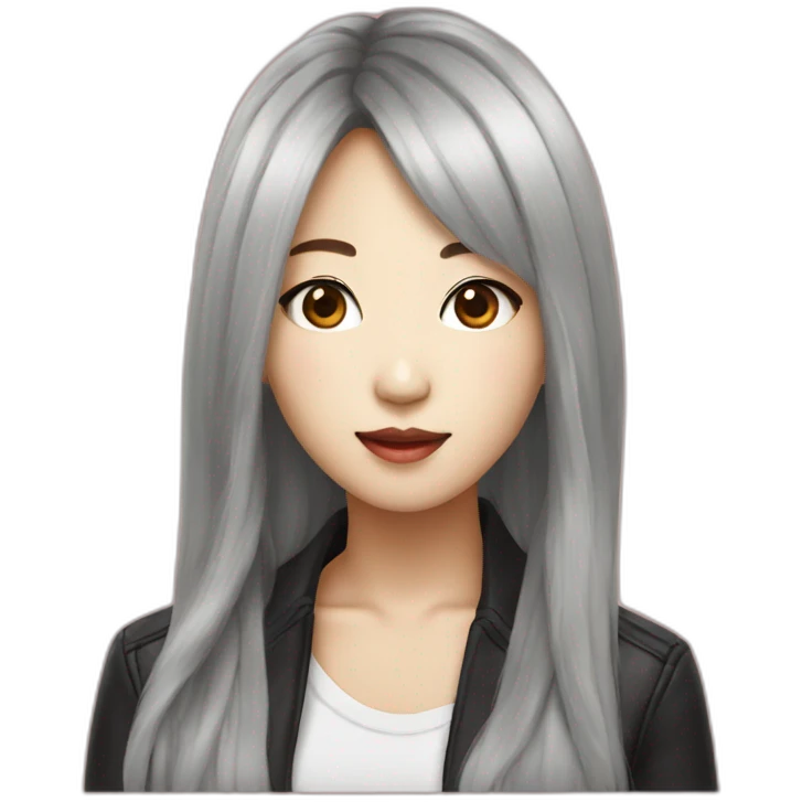 K pop female singer emoji