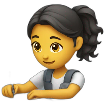 girl working emoji