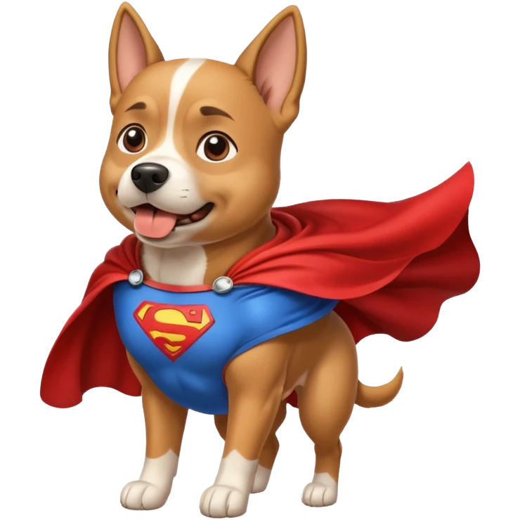 Super dog emoji