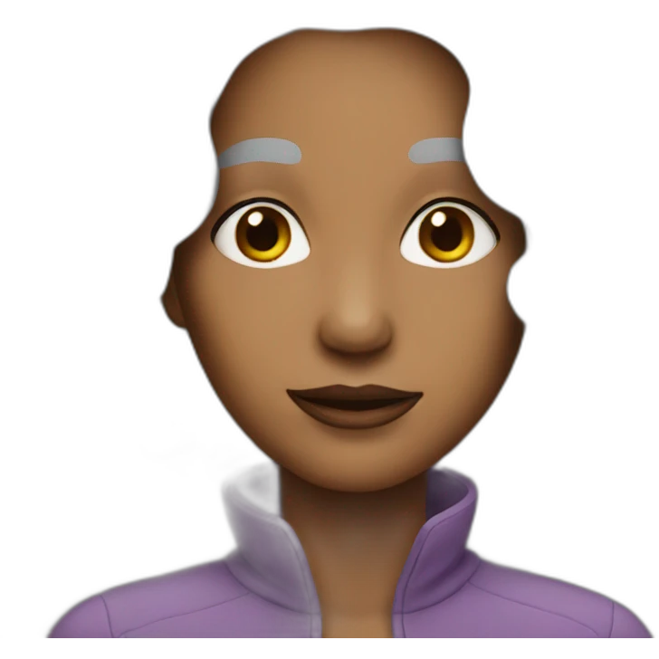 woman grey hair emoji