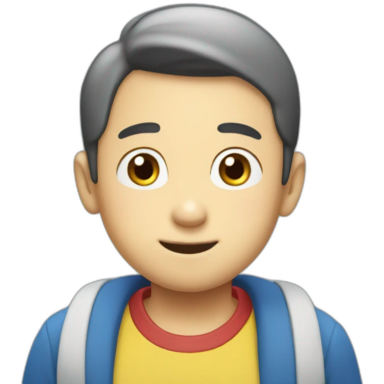 Nobita as a handsome boy  emoji
