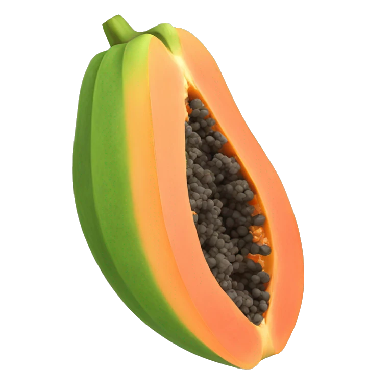 papaya emoji